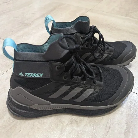 adidas gazelle silver green womens Terrex Free Hiker Primeblue Core Black / Core Black / Bold Blue